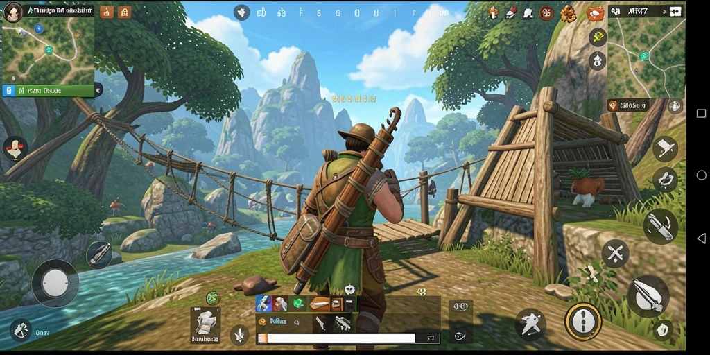 Gameplay menarik di dunia terbuka AFK77 yang penuh petualangan.