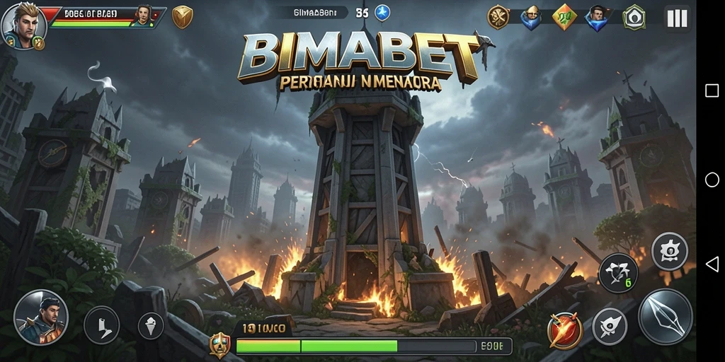 Gameplay menegangkan Tower Defense yang penuh strategi.