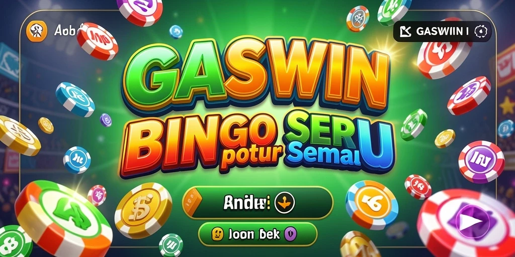 Tampilan menarik gameplay Bingo di GASWIN.