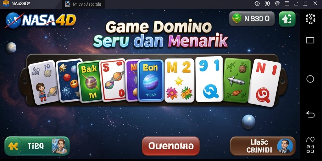 Tampilan gameplay seru dari NASA4D yang penuh strategi.