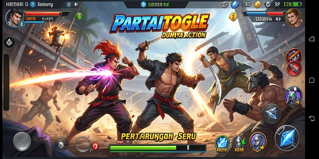 Gambaran seru gameplay PARTAITOGEL dalam aksi penuh adrenalin.
