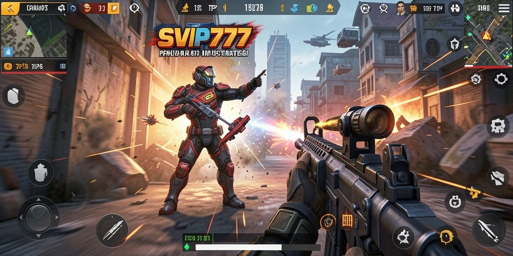Tampilan aksi mendebarkan dari gameplay SVIP777 yang penuh strategi.
