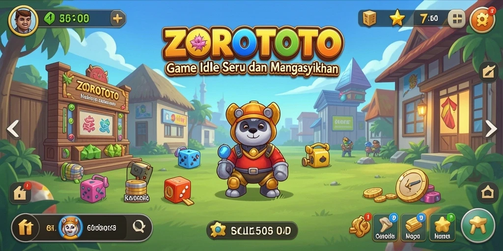 Tampilan gameplay seru dan adiktif dari ZOROTOTO.